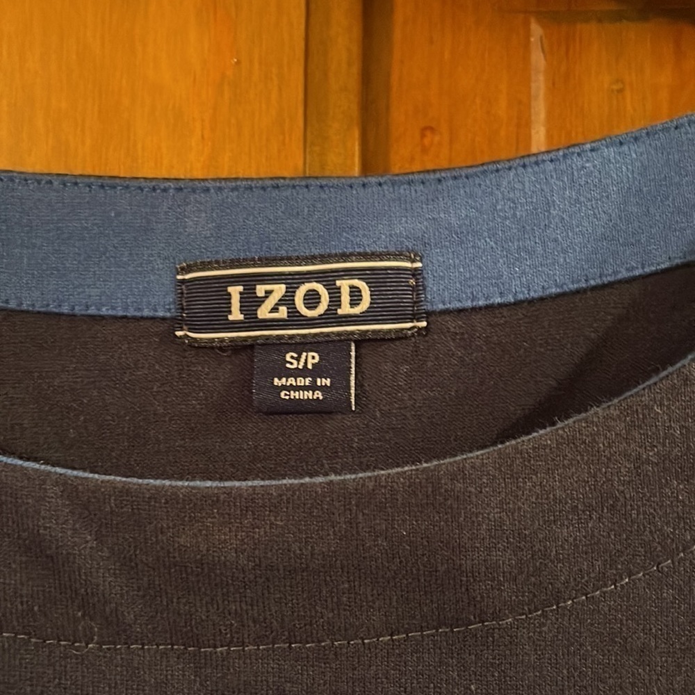 NWT Izod Navy and Blue Dress Size Small - Picture 2 of 4